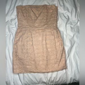 Light Pink Ruffle Dress